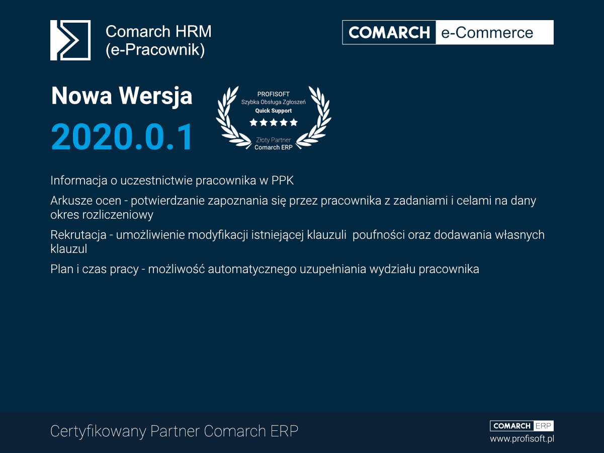 Comarch HRM - dowiedz się więcej u naszych ekspertów