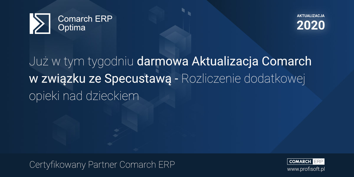 Niebawem aktualizacja programu optima 2020 uwzględniająca rozliczenie dodatkowego zasiłku opiekuńczego