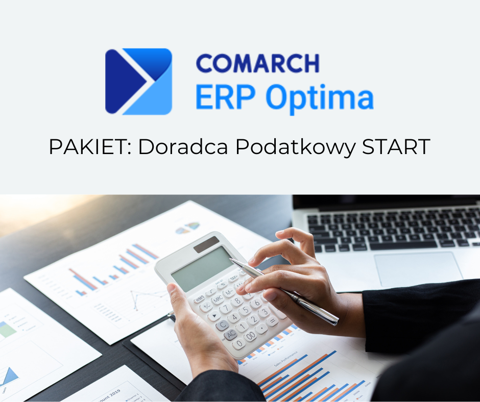 Pakiet promocyjny dla Biura Rachunkowego Comarch ERP Optima BR Doradca Podatkowy Start