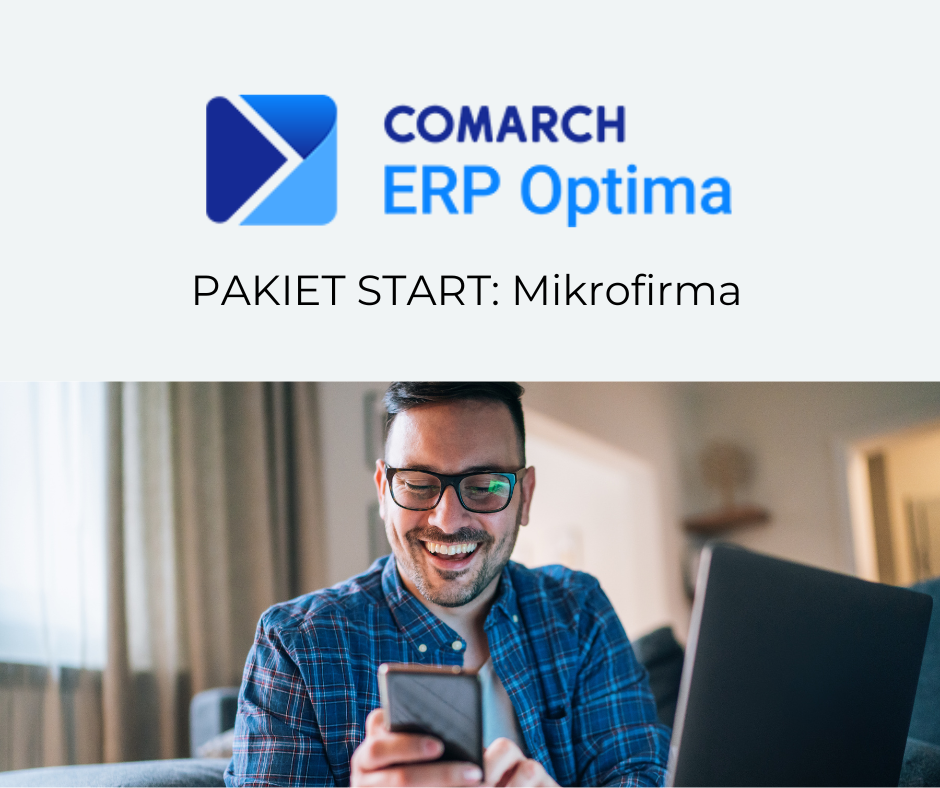 Pakiet promocyjny Comarch ERP Optima START Mikrofirma