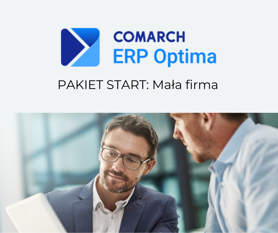 Pakiet promocyjny Comarch ERP Optima START Mała Firma
