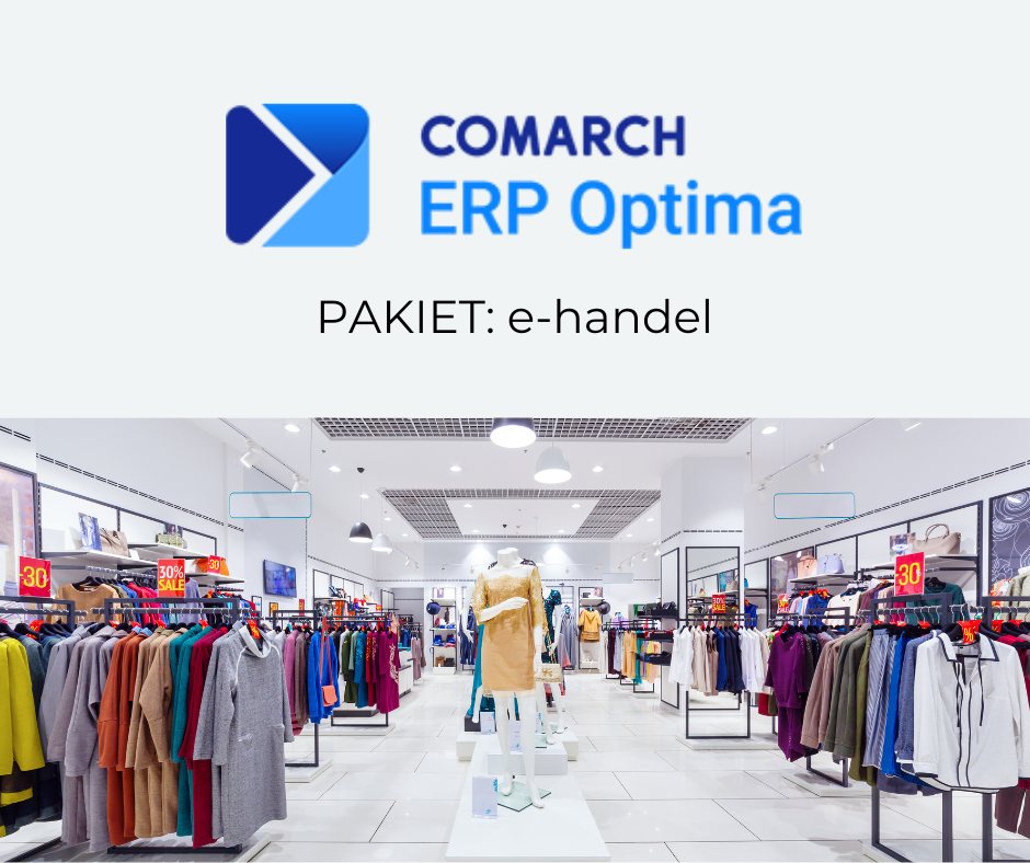 Pakiet promocyjny Comarch ERP Optima e-Handel